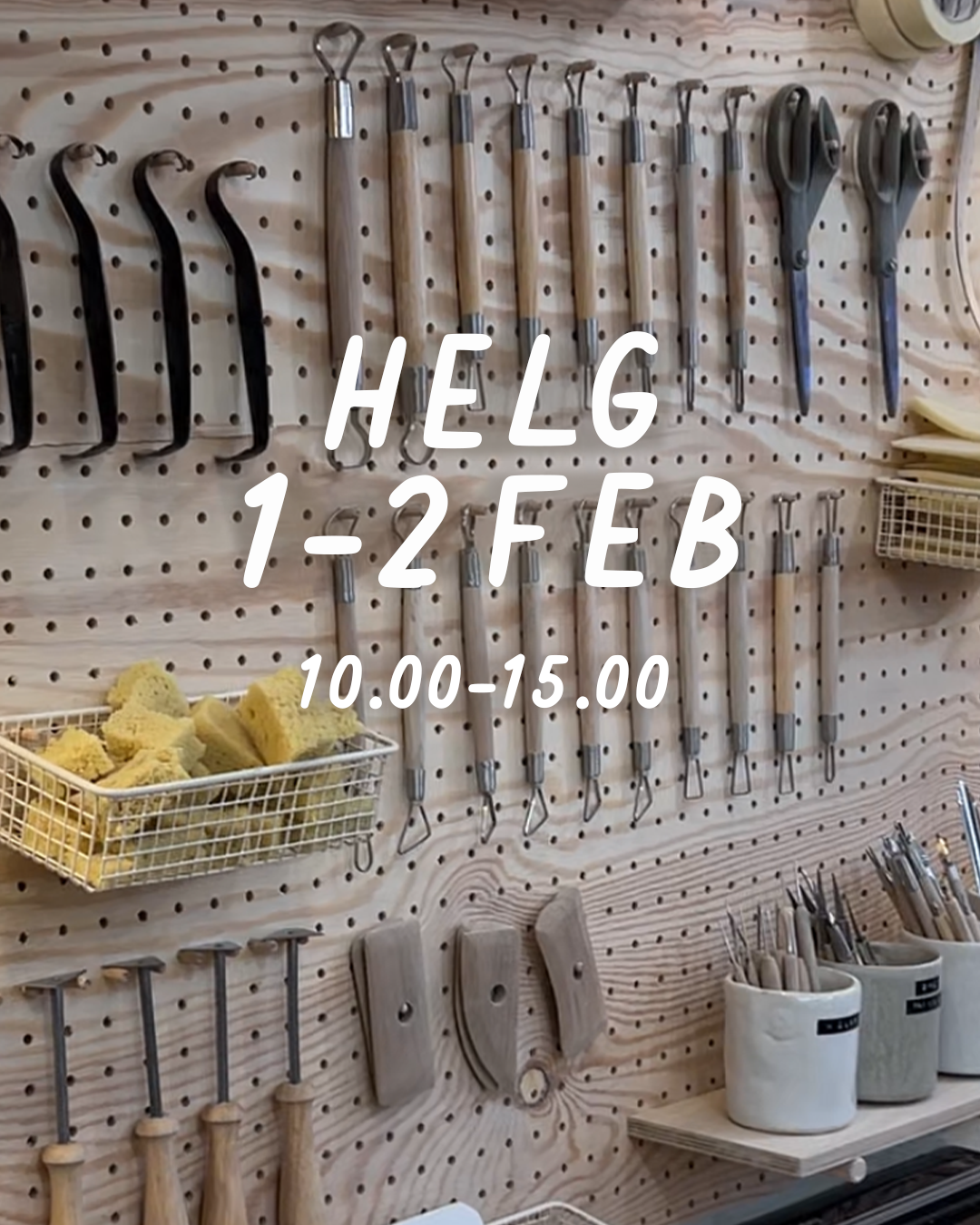 HELG 1-2 februari: Dreja och dekorera (glasering 16 februari)
