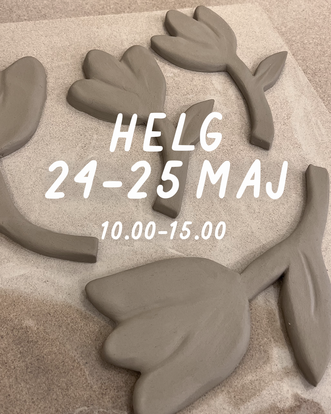 HELG 24-25 maj: Dreja och dekorera (glasering 8 juni)