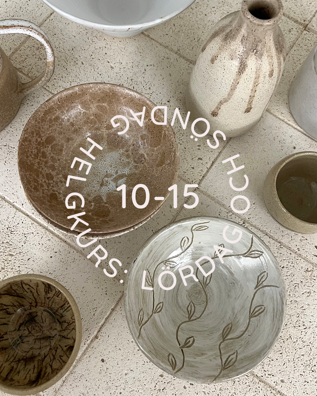 HELG 20-21 januari: Dreja och dekorera (glasering 18 februari) - Drejstället