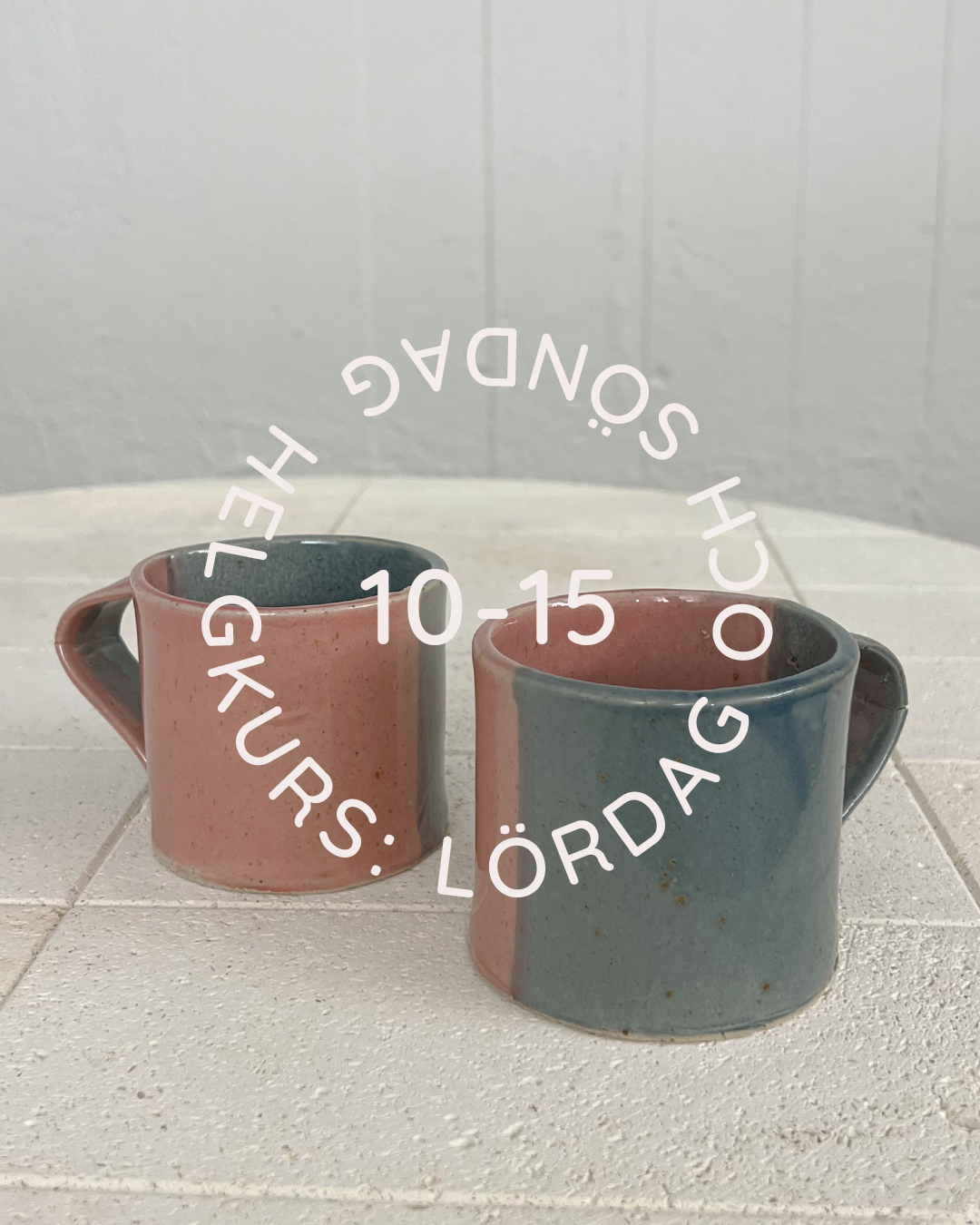 HELG 16-17 mars: Dreja och dekorera (glasering 14 april) - Drejstället