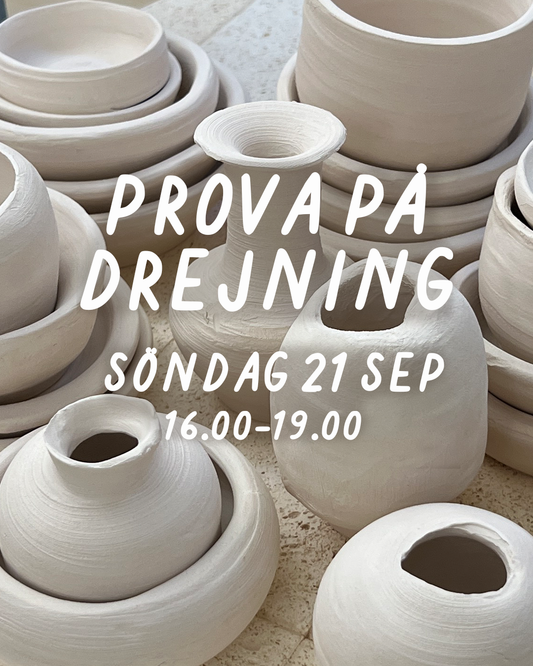 PROVA PÅ DREJNING: SÖNDAG 21 SEPTEMBER 16-19 - Drejstället