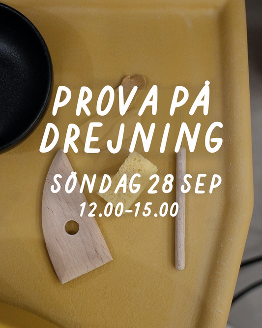 PROVA PÅ DREJNING: SÖNDAG 28 SEPTEMBER 12-15 - Drejstället