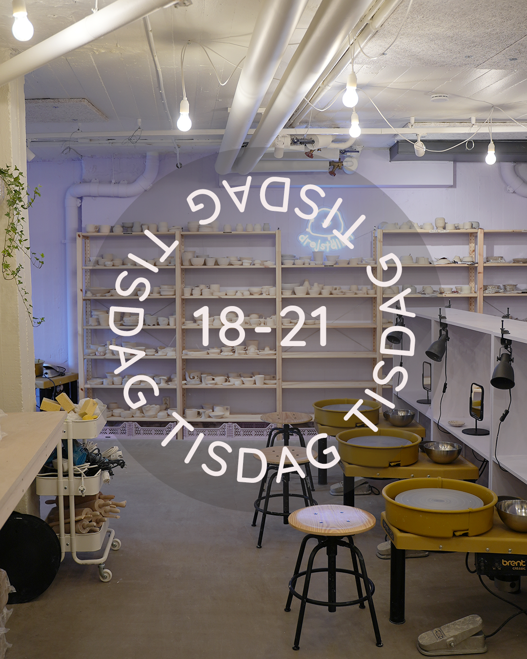 TISDAG 18-21 (3 oktober - 7 november) - Drejstället