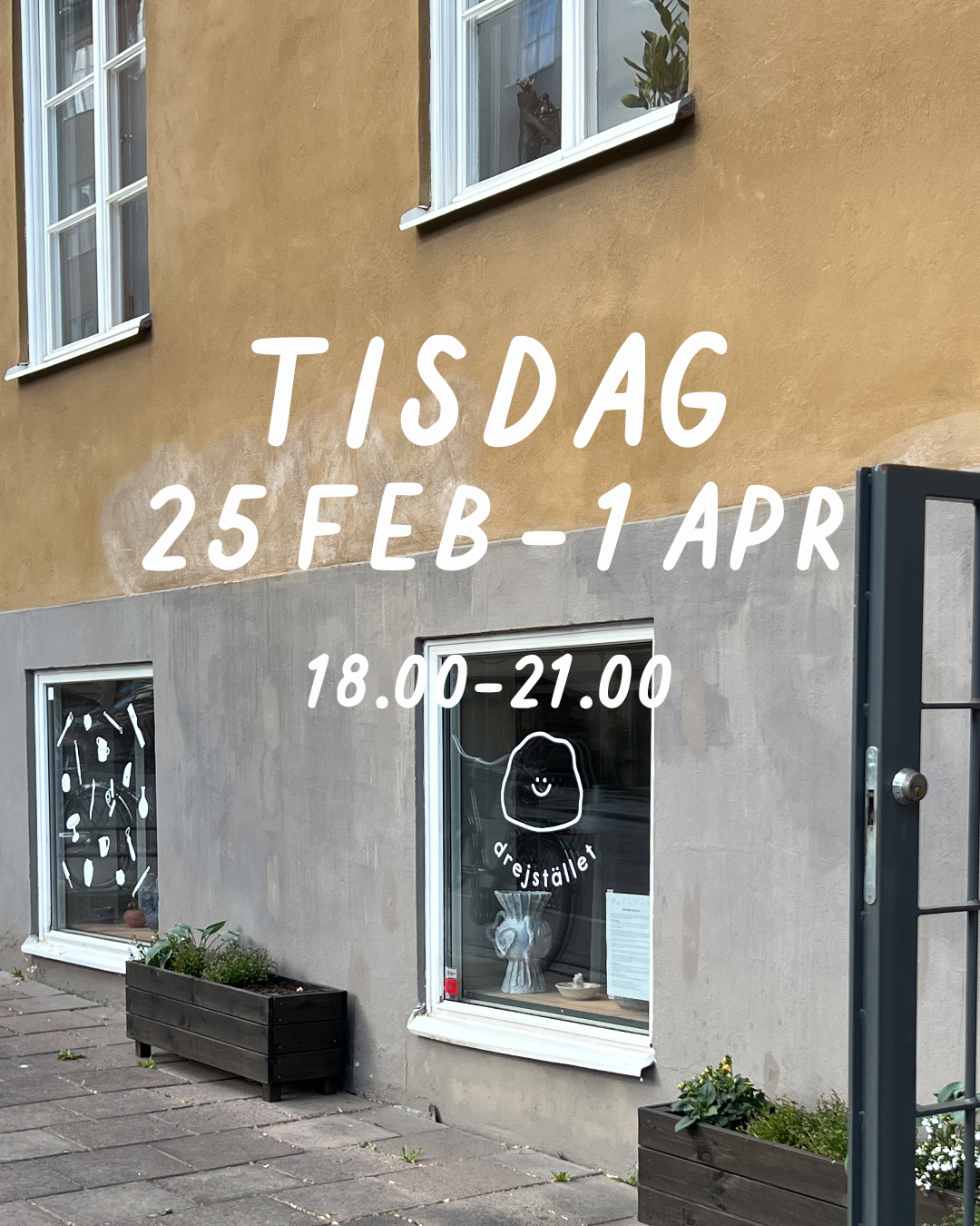 TISDAG 18-21 (25 feb–1 apr) - Drejstället