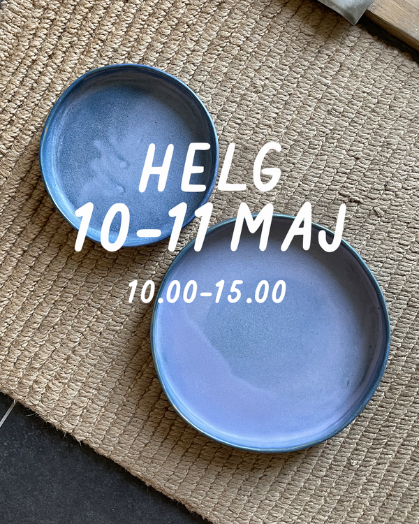 HELG 10-11 maj: Dreja och dekorera (glasering 1 juni)