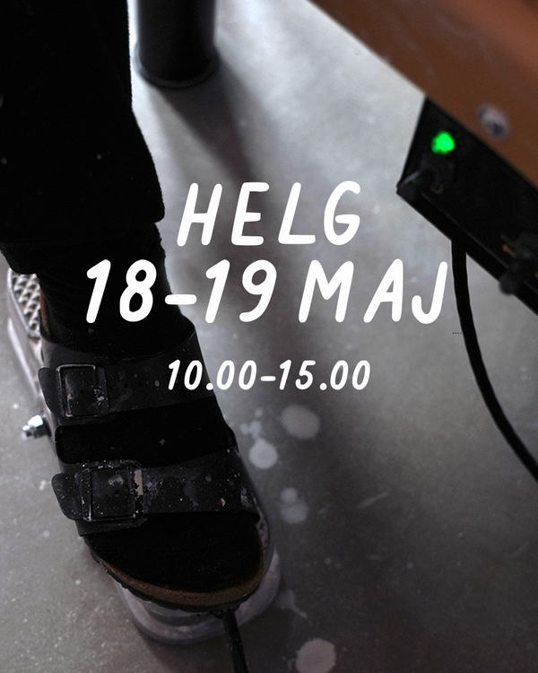 HELG 18-19 maj: Dreja och dekorera (glasering 9 juni)