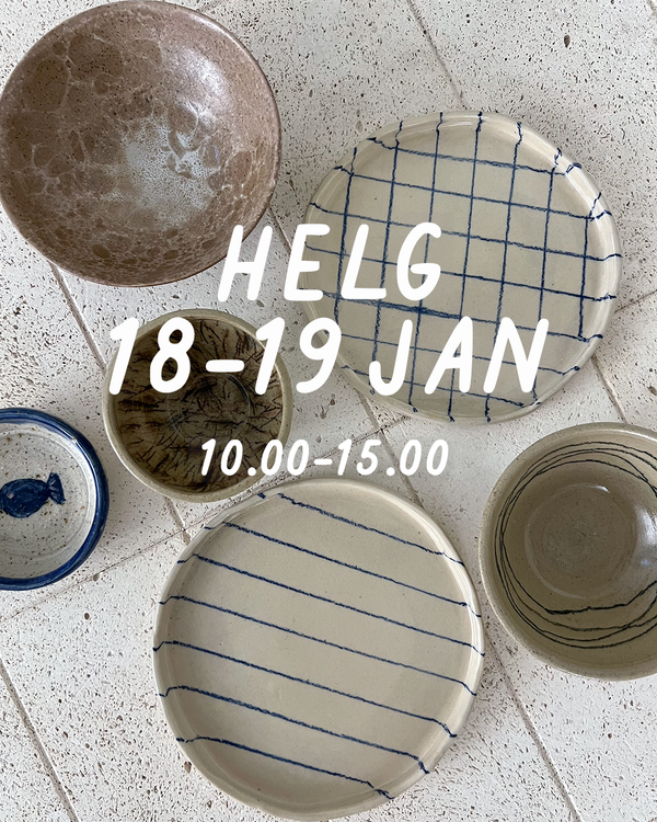HELG 18-19 januari: Dreja och dekorera (glasering 9 februari)