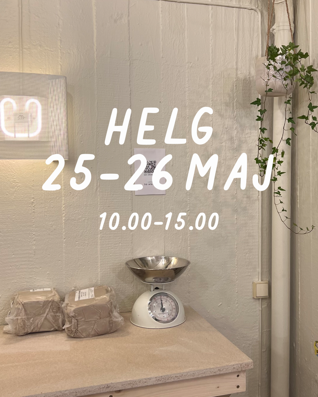 HELG 25-26 maj: Dreja och dekorera (glasering 16 juni) - Drejstället