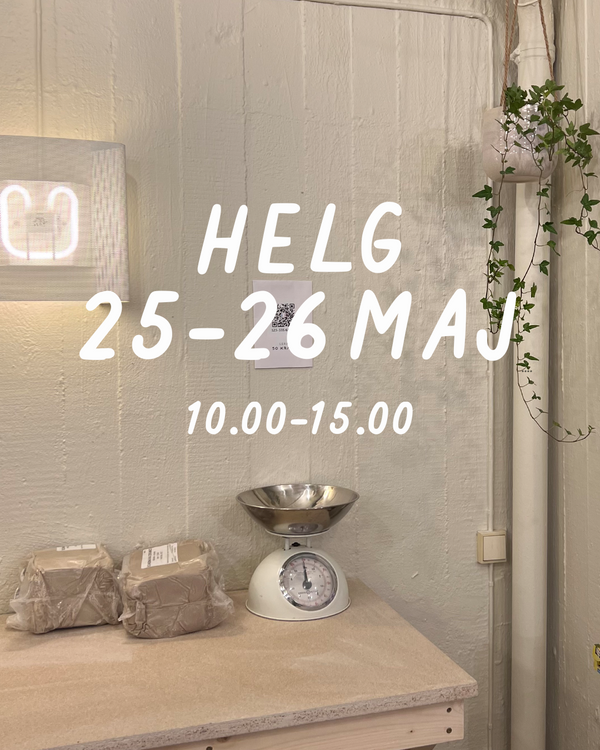 HELG 25-26 maj: Dreja och dekorera (glasering 16 juni)