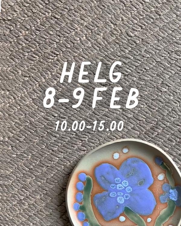 HELG 8-9 februari: Dreja och dekorera (glasering 9 mars)