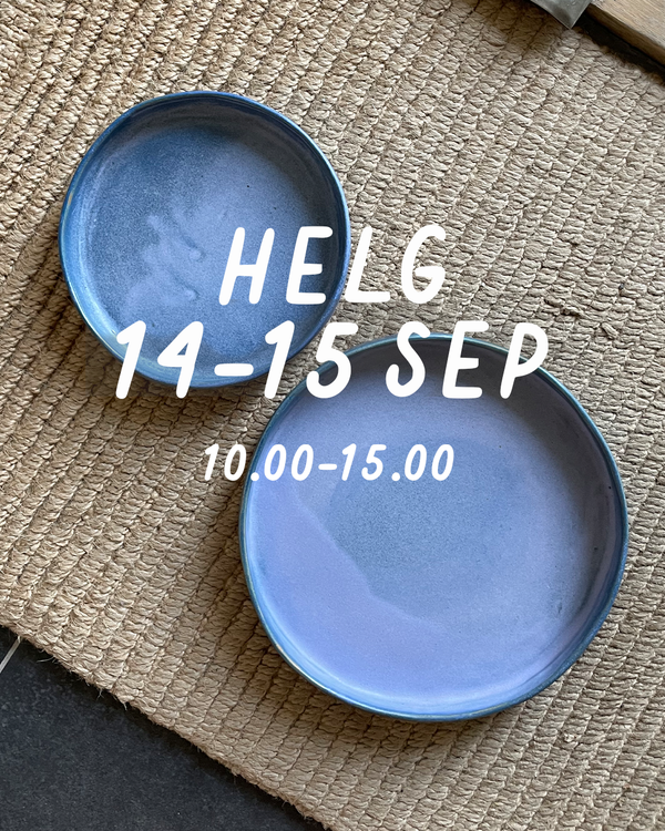 HELG 14-15 september: Dreja och dekorera (glasering 6 oktober)