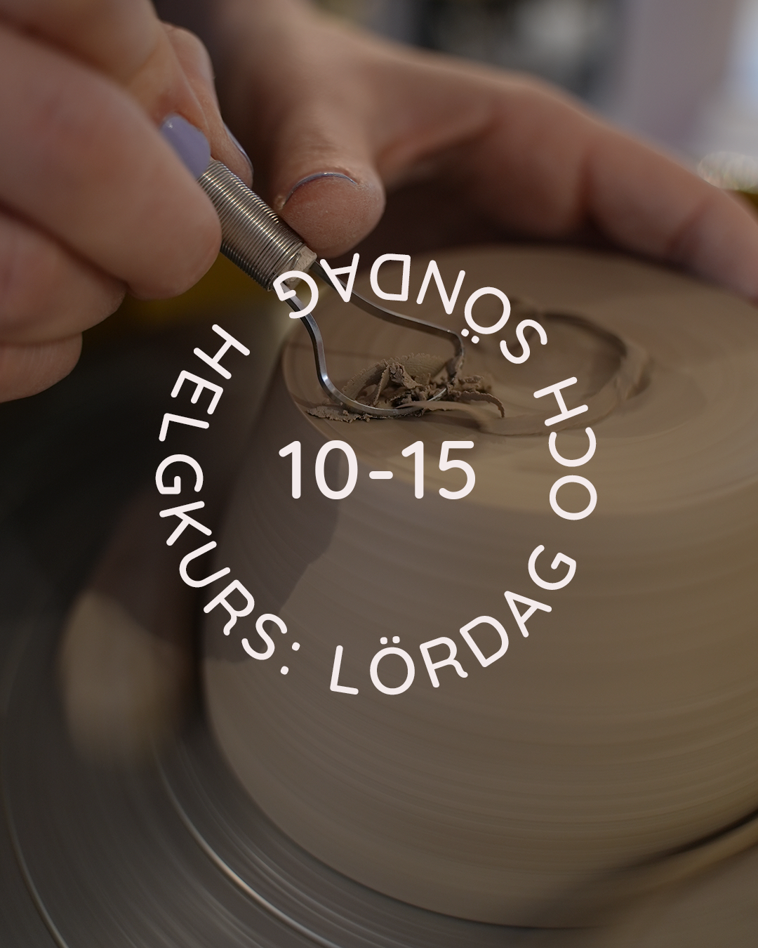 HELG 11-12 november: Dreja och dekorera (glasering 3 december)