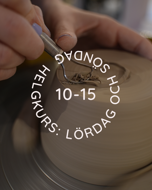HELG 11-12 november: Dreja och dekorera (glasering 3 december)