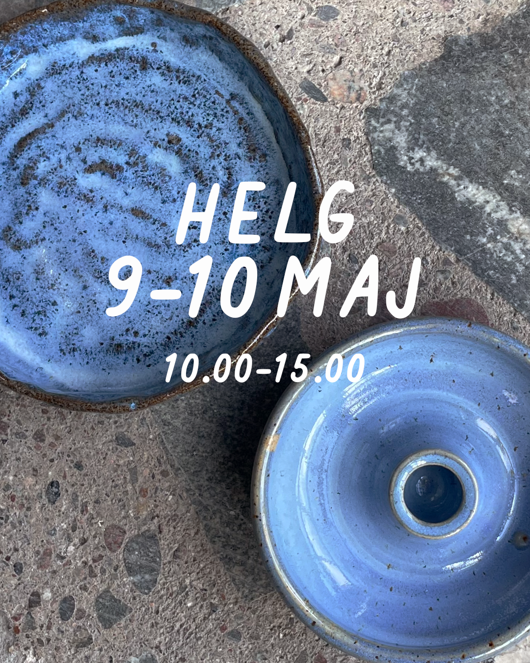 HELG 9–10 maj: Dreja och dekorera (glasering 7 juni)