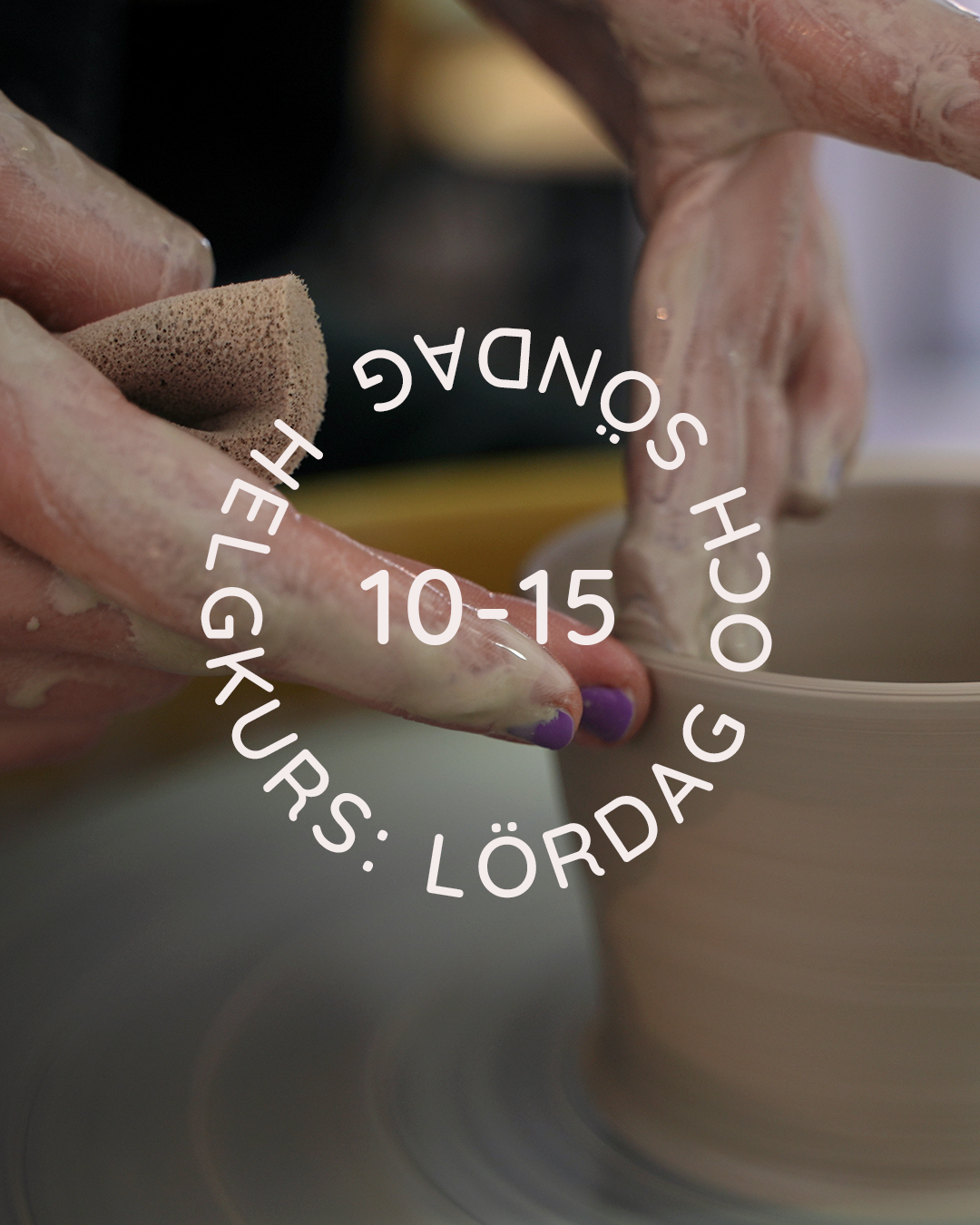 HELG 16-17 december: Dreja och dekorera (glasering 28 januari)