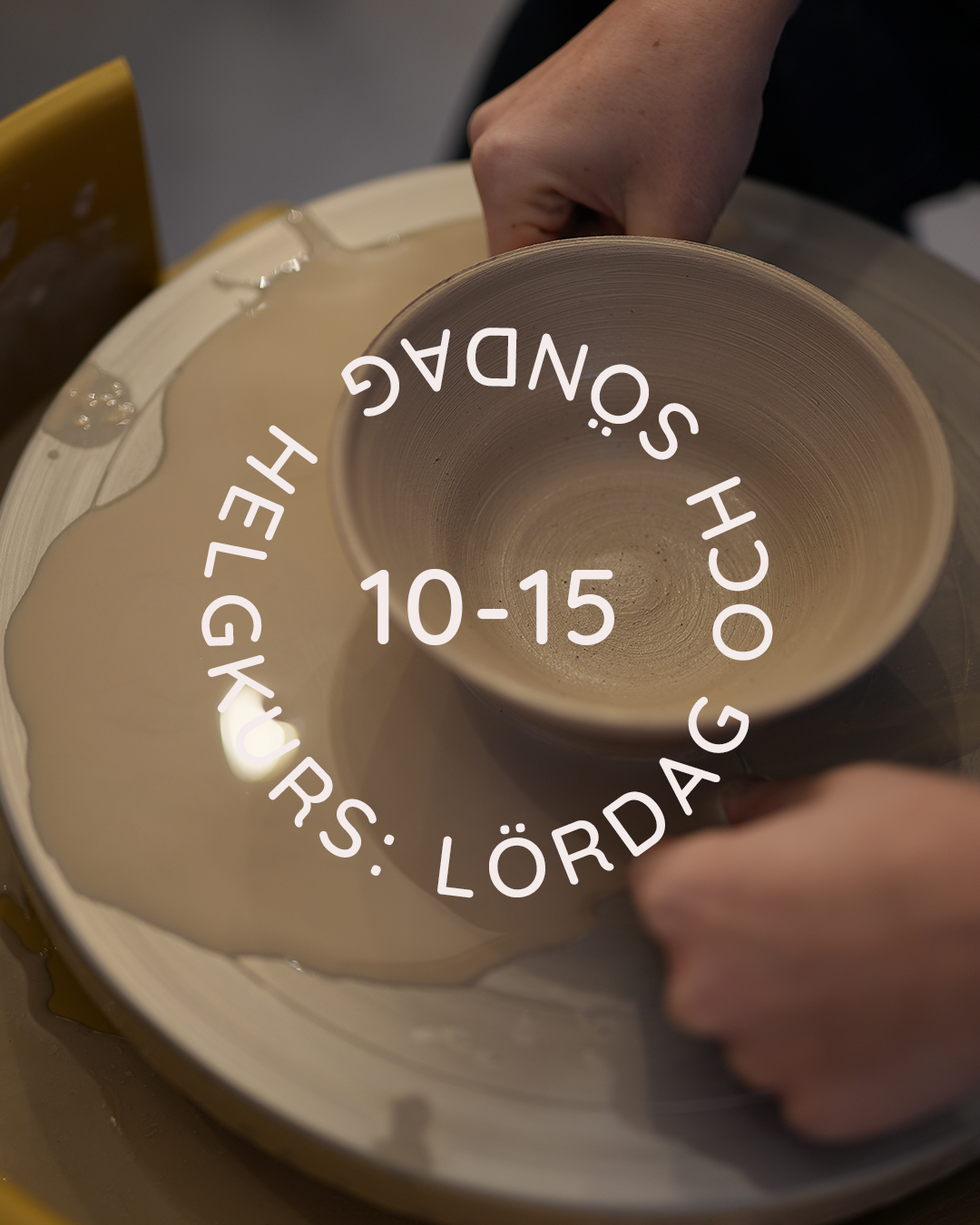 HELG 30 sept-1 okt: Dreja och dekorera (glasering 22 oktober)
