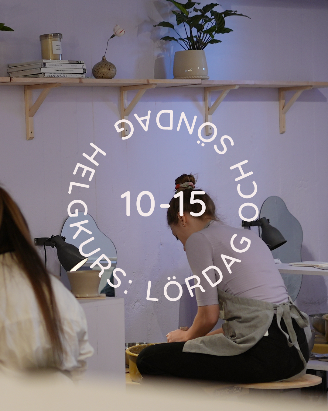 HELG 14-15 oktober: Dreja och dekorera (glasering 12 november)