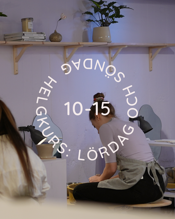HELG 14-15 oktober: Dreja och dekorera (glasering 12 november)