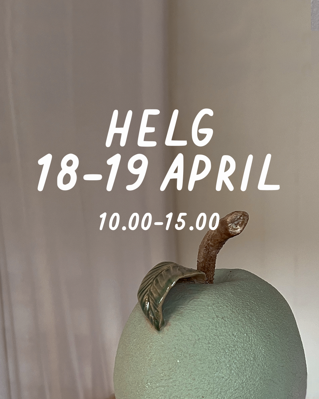 HELG 18–19 april: Dreja och dekorera (glasering 10 maj)