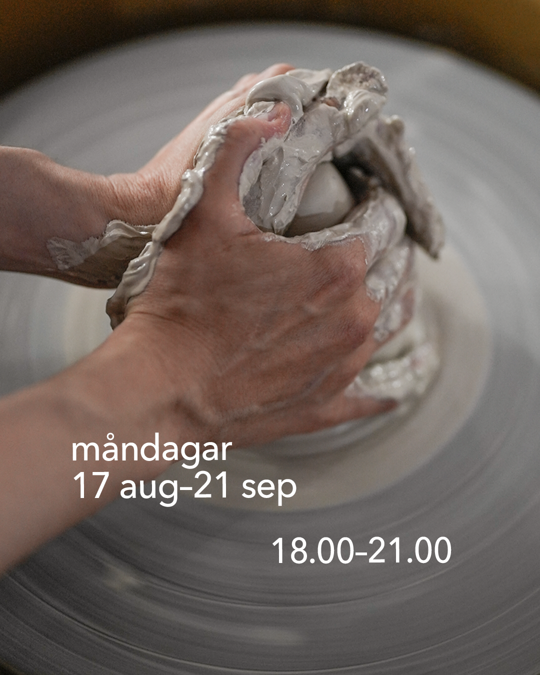 Drejkurs kväll: måndagar 17 aug–21 sep