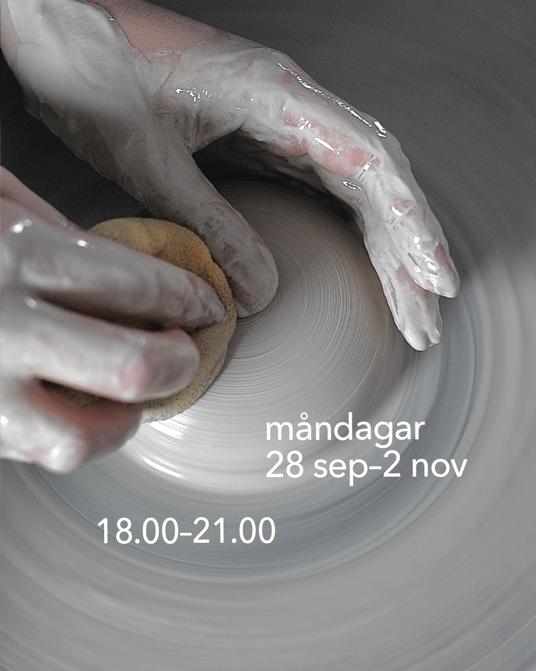 Drejkurs kväll: måndagar 28 sep–2 nov