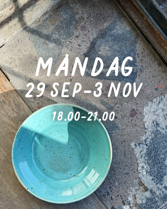 MÅNDAG 18-21 (29 sept–3 nov) - Drejstället