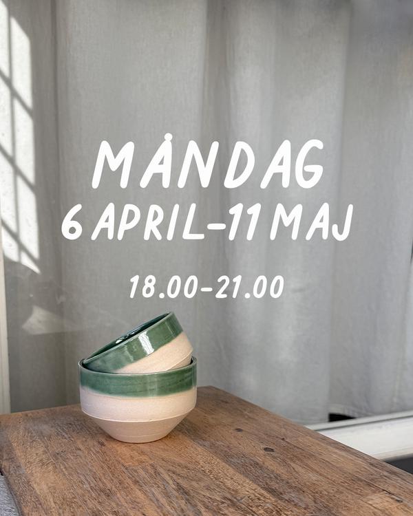 Drejkurs kväll (18–21): måndagar 6 april–11 maj