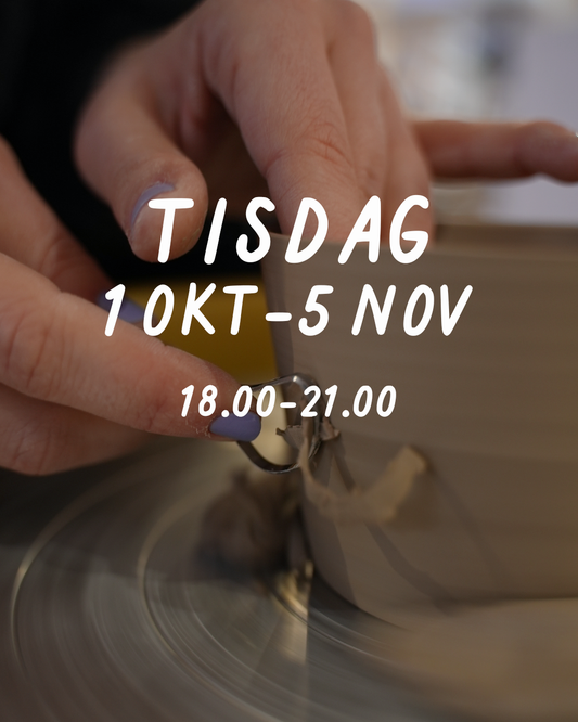 TISDAG 18-21 (1 okt - 5 nov) - Drejstället