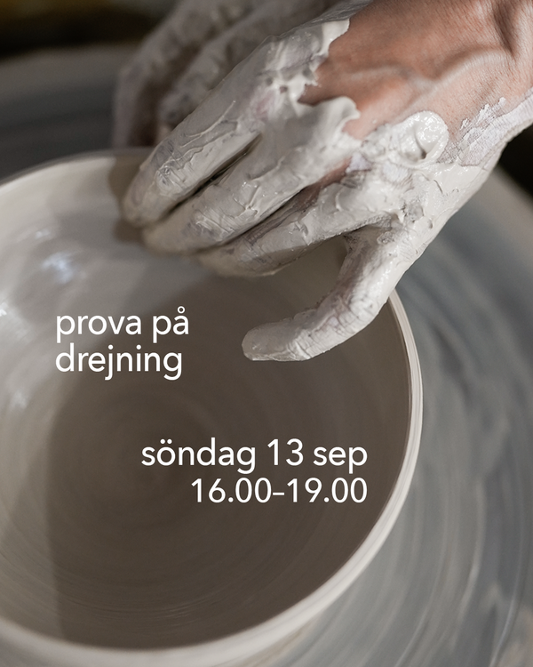 Prova på drejning: söndag 13 september