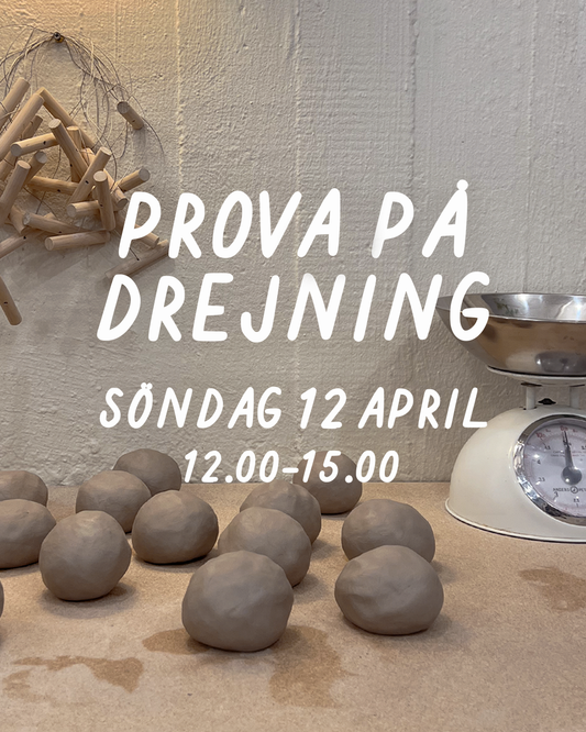 PROVA PÅ DREJNING: SÖNDAG 12 APRIL 12–15