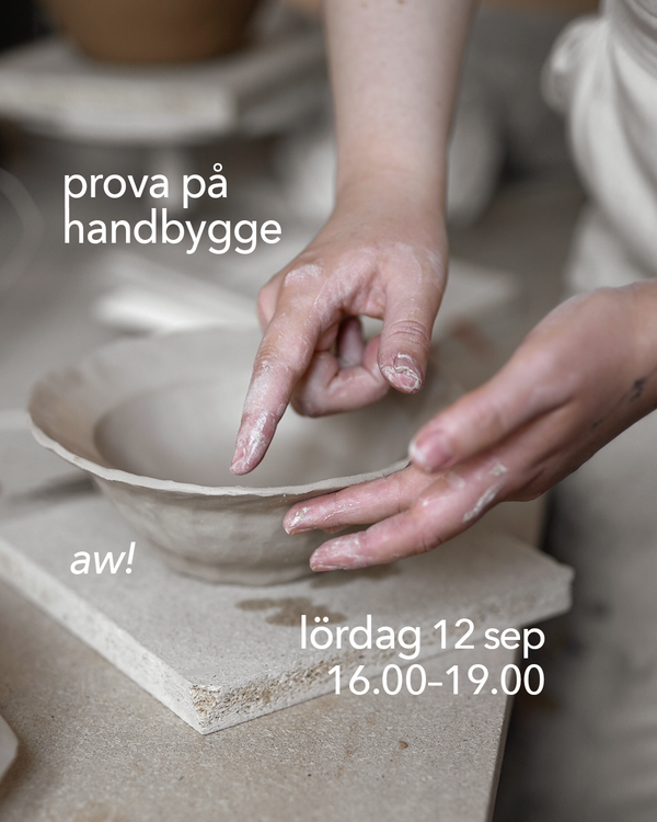 Prova på handbygge (AW style): lördag 12 september