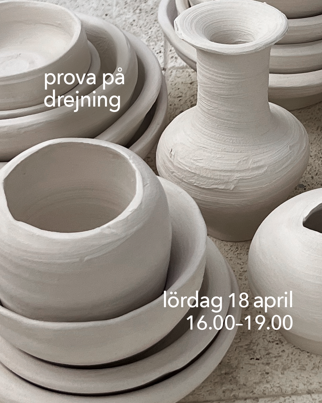 Prova på drejning (AW style): lördag 18 april