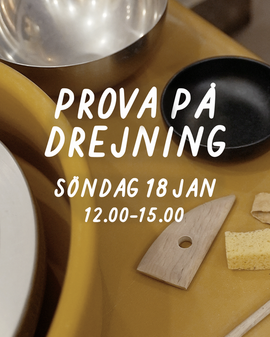 PROVA PÅ DREJNING: SÖNDAG 18 JANUARI 12–15