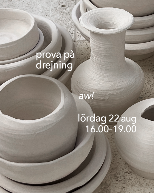 Prova på drejning (AW style): lördag 22 augusti