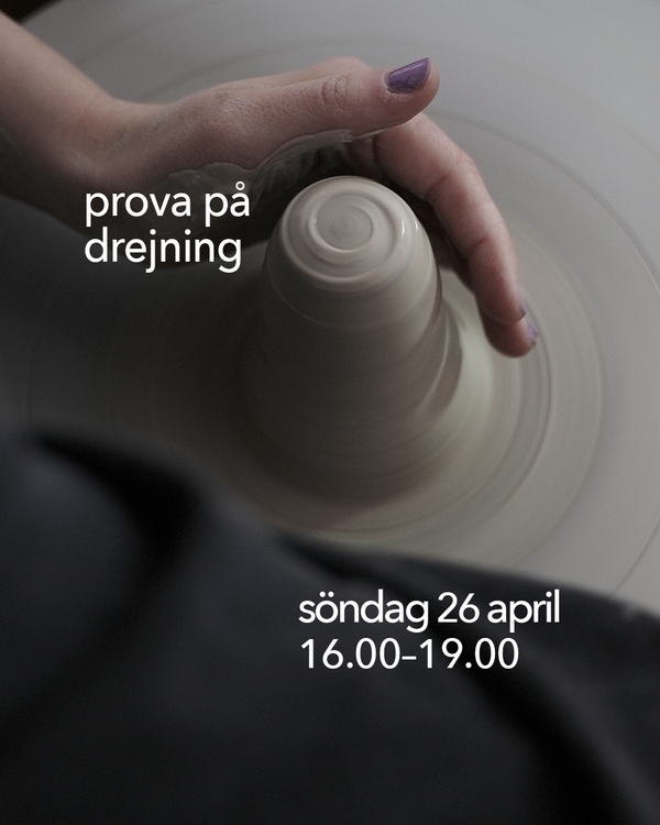 Prova på drejning: söndag 26 april