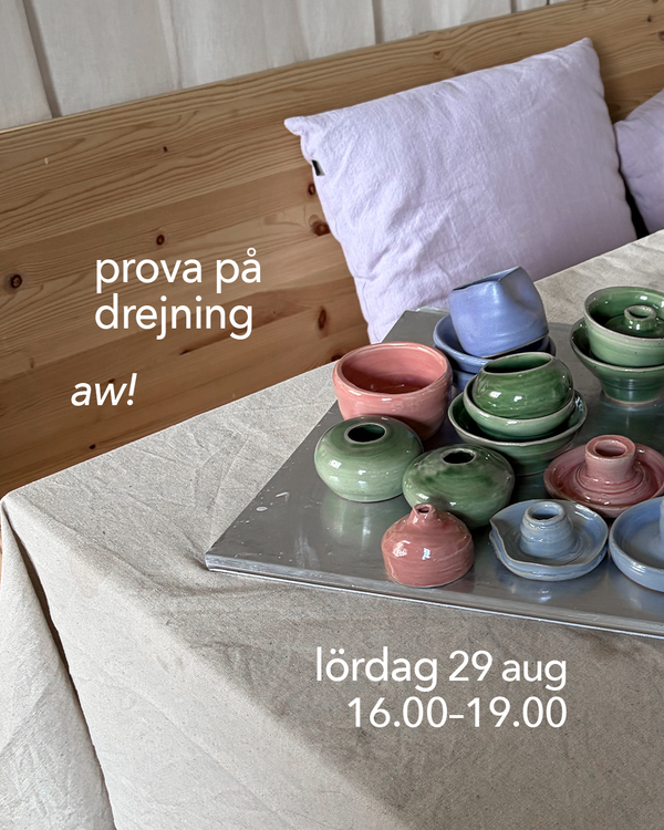 Prova på drejning (AW style): lördag 29 augusti