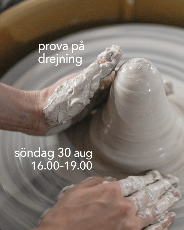 Prova på drejning: söndag 30 augusti