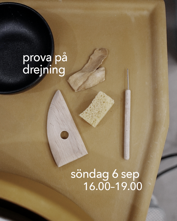 Prova på drejning: söndag 6 september