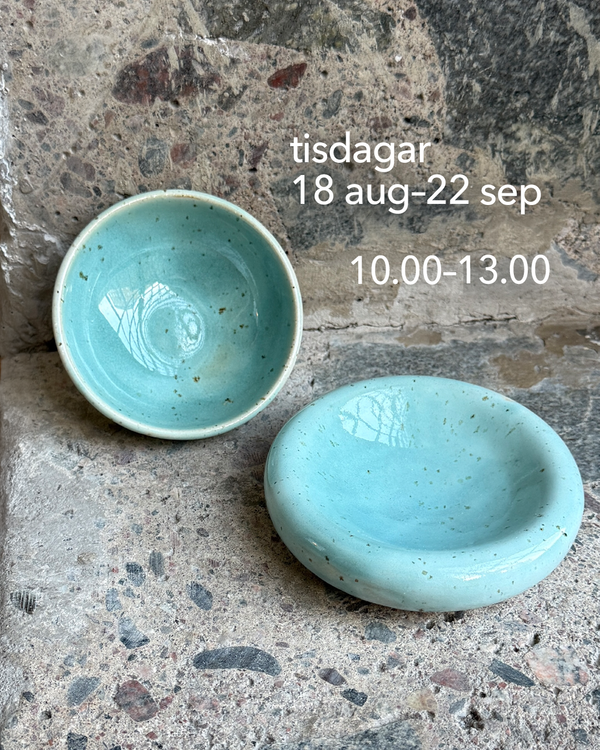 Drejkurs dag: tisdagar 18 aug–22 sep
