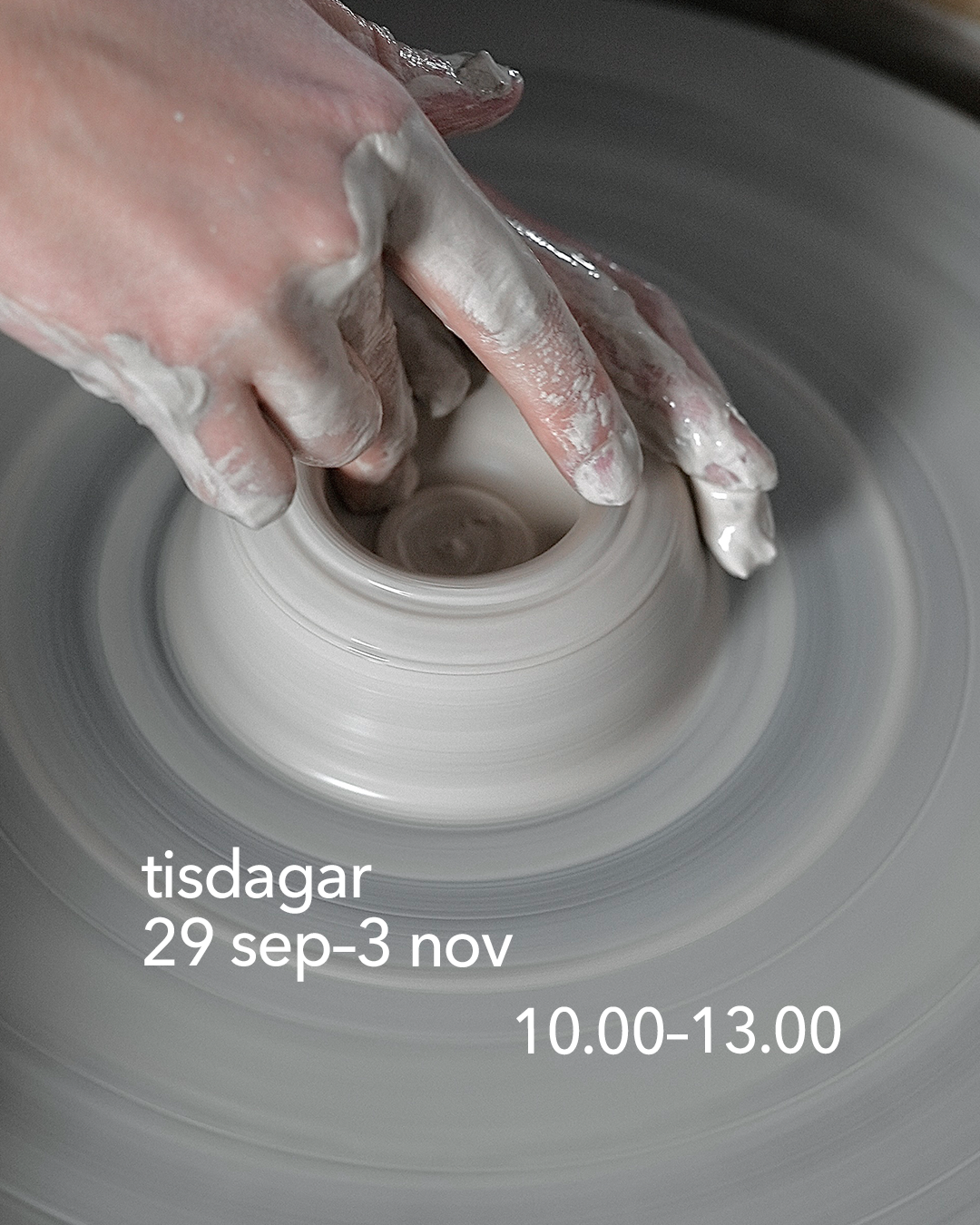 Drejkurs dag: tisdagar 29 sep–3 nov