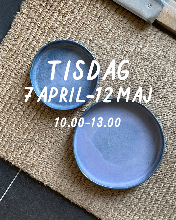 Drejkurs dag (10–13): tisdagar 7 april–12 maj